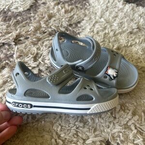 CROCS Kids Light Gray Sandals